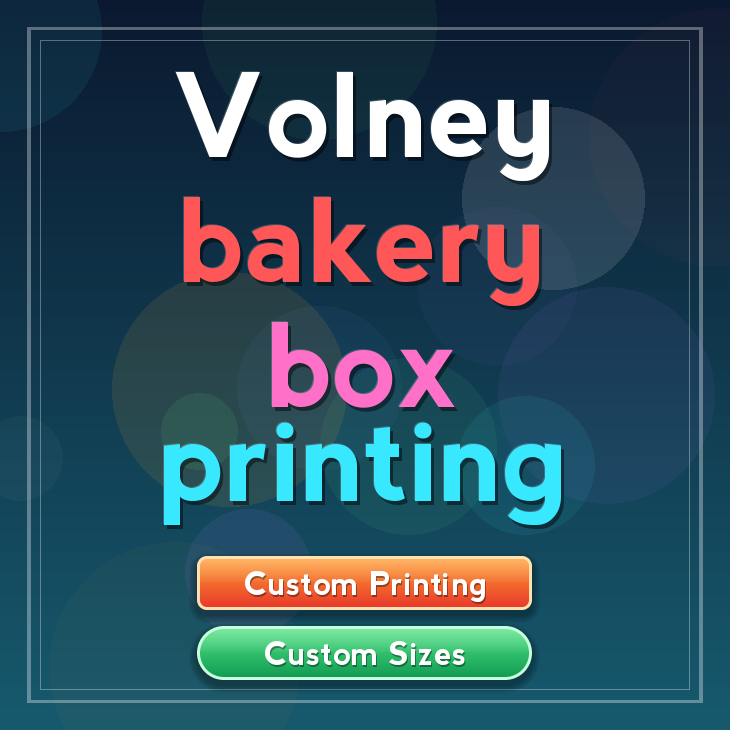 Volney bakery box printing