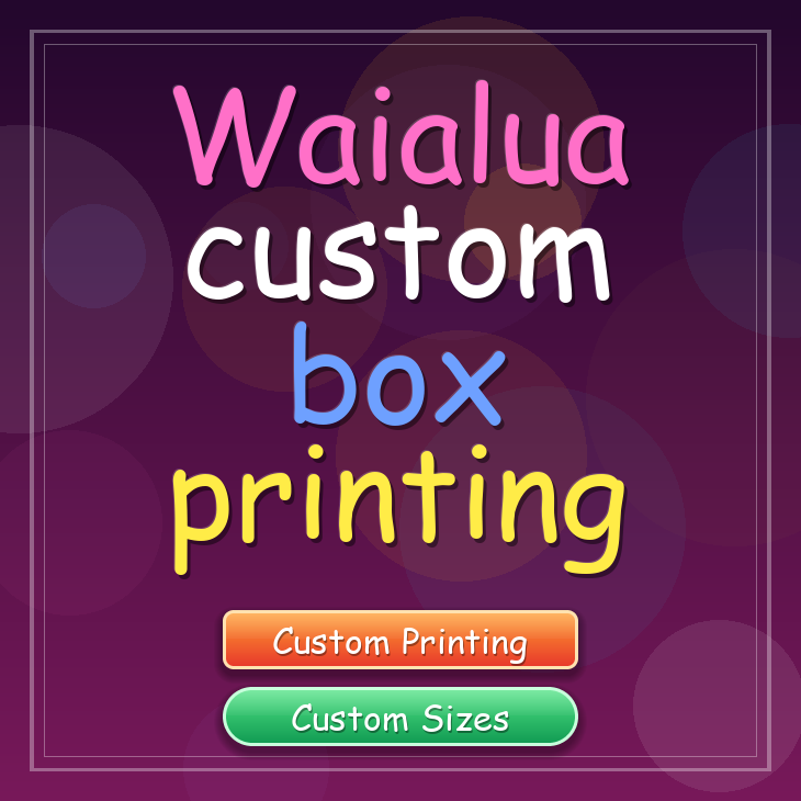 Waialua custom box printing