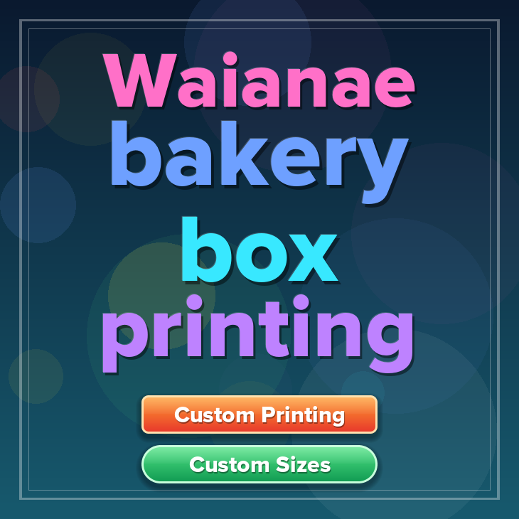 Waianae bakery box printing