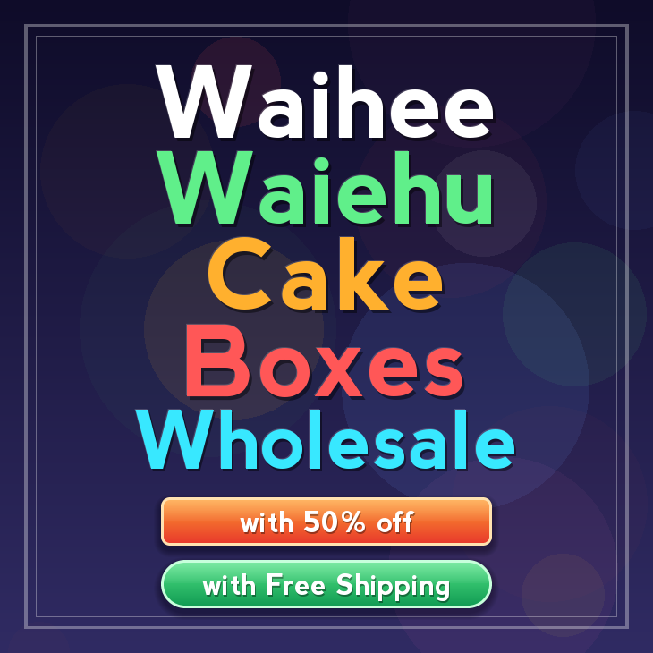 Waihee Waiehu cake boxes