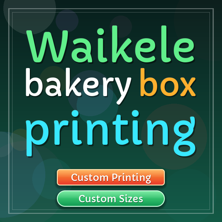 Waikele bakery box printing