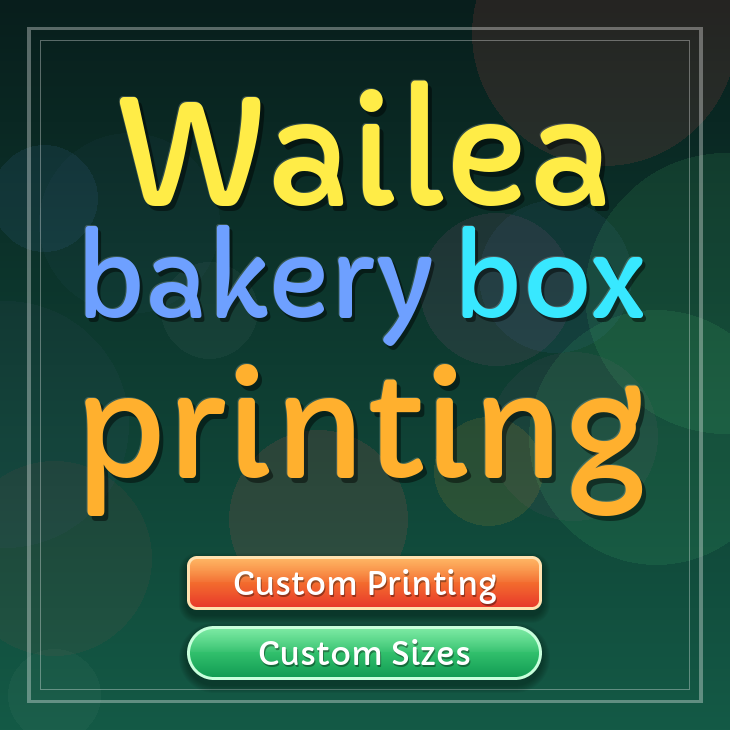Wailea bakery box printing