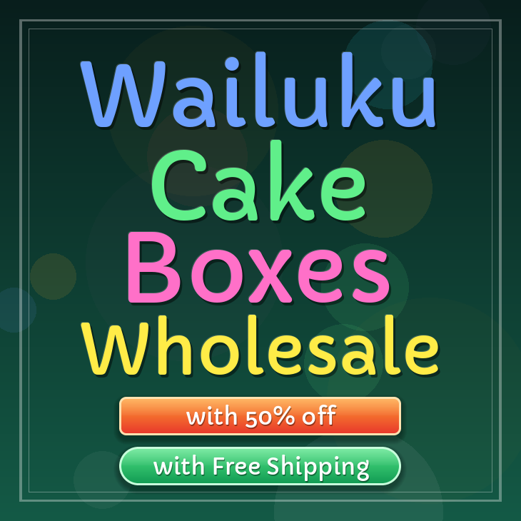 Wailuku cake boxes
