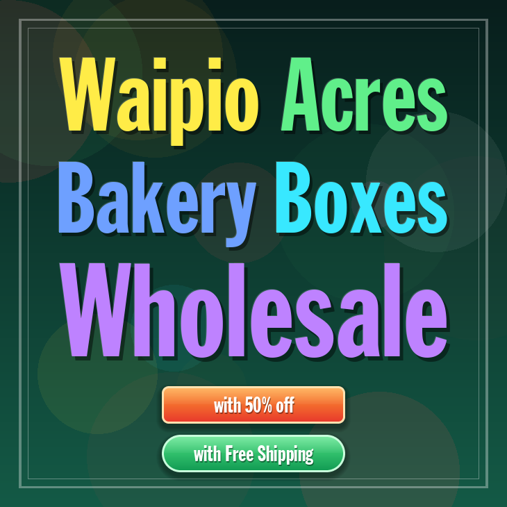 Waipio Acres bakery boxes