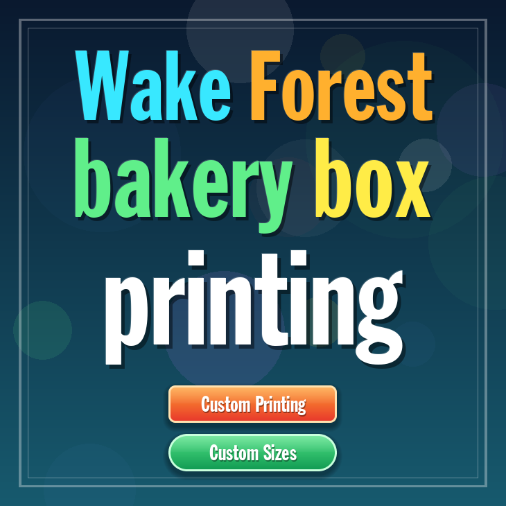 Wake Forest bakery box printing