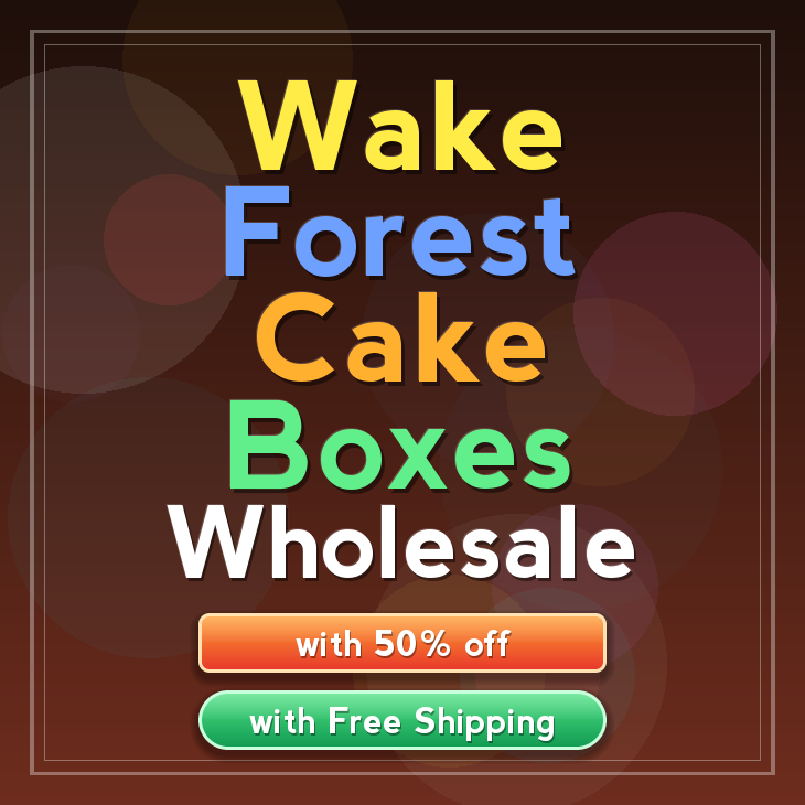 Wake Forest cake boxes