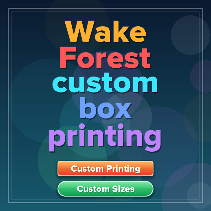 Wake Forest custom box printing