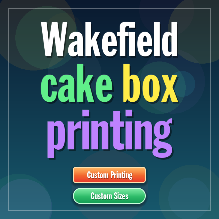 Wakefield cake box printing