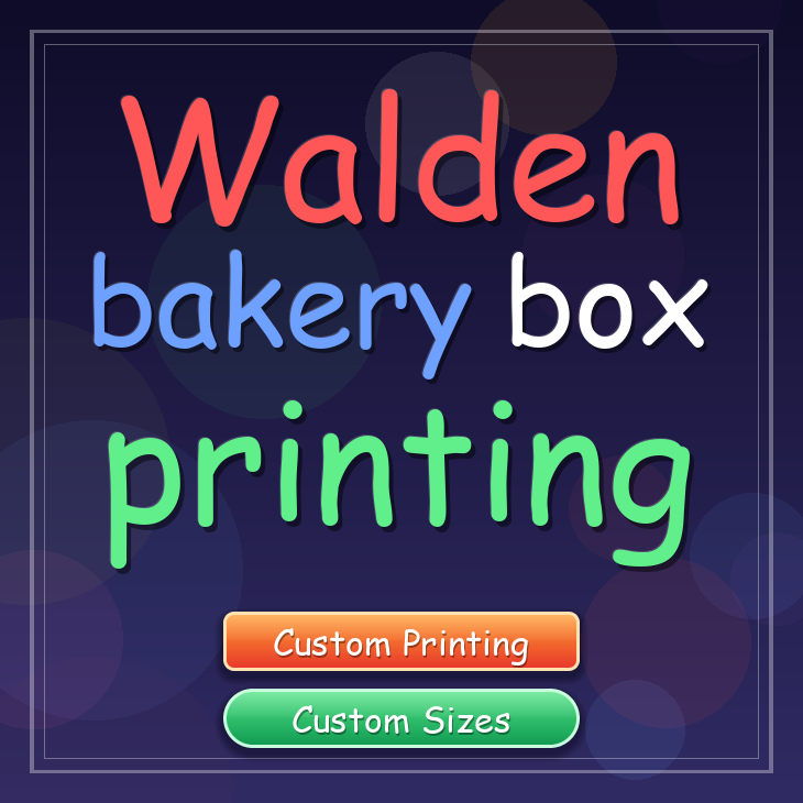 Walden bakery box printing