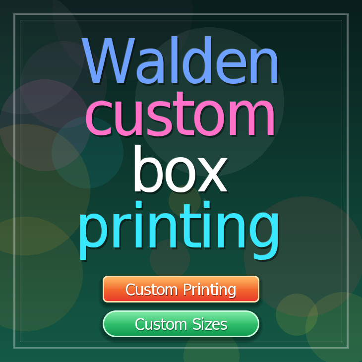 Walden custom box printing