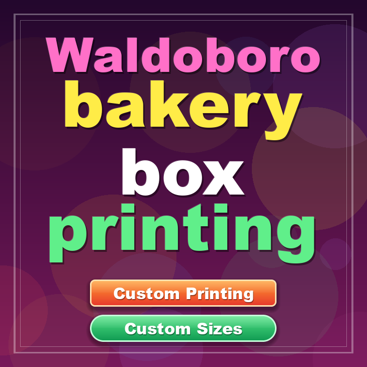 Waldoboro bakery box printing