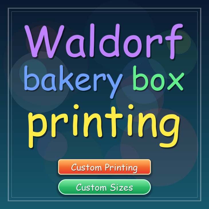 Waldorf bakery box printing