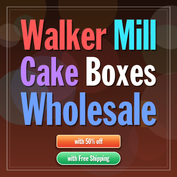 Walker Mill cake boxes
