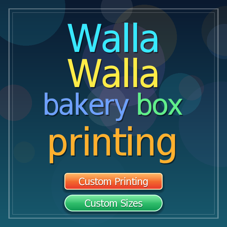 Walla Walla bakery box printing