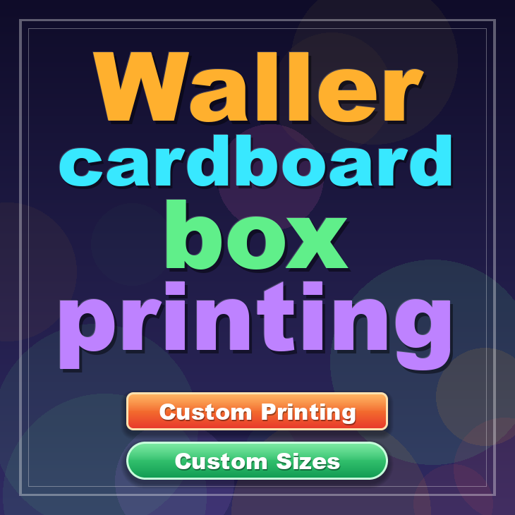 Waller cardboard box printing