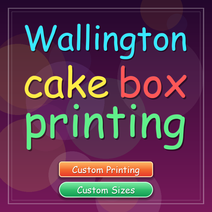 Wallington cake box printing