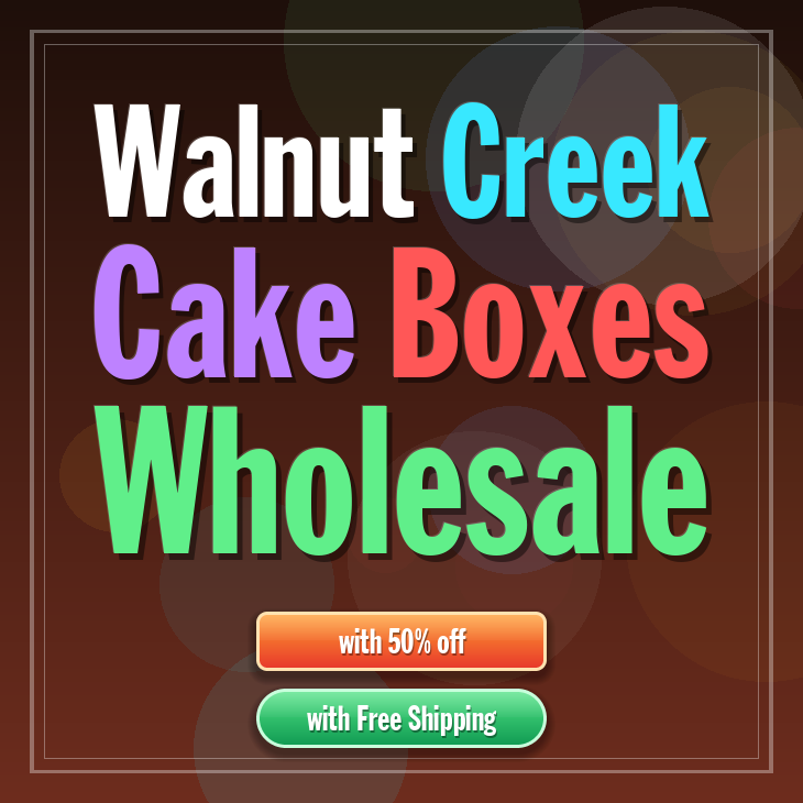 Walnut Creek cake boxes
