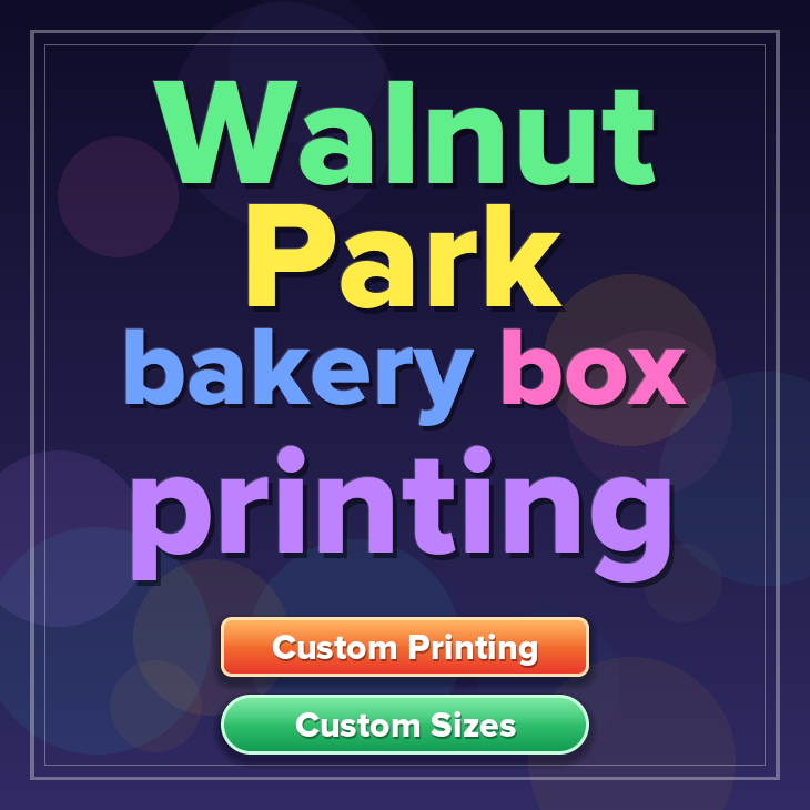 Walnut Park bakery box printing