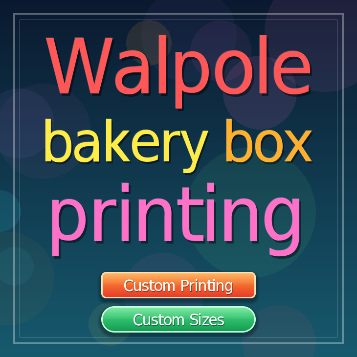 Walpole bakery box printing