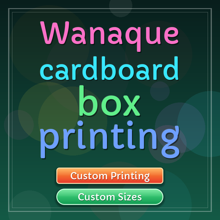 Wanaque cardboard box printing