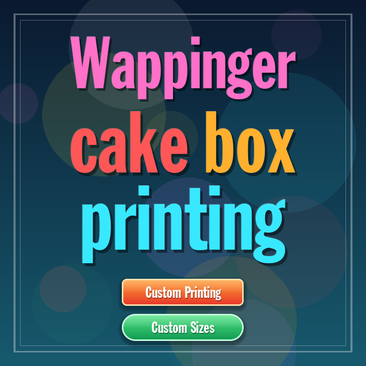 Wappinger cake box printing