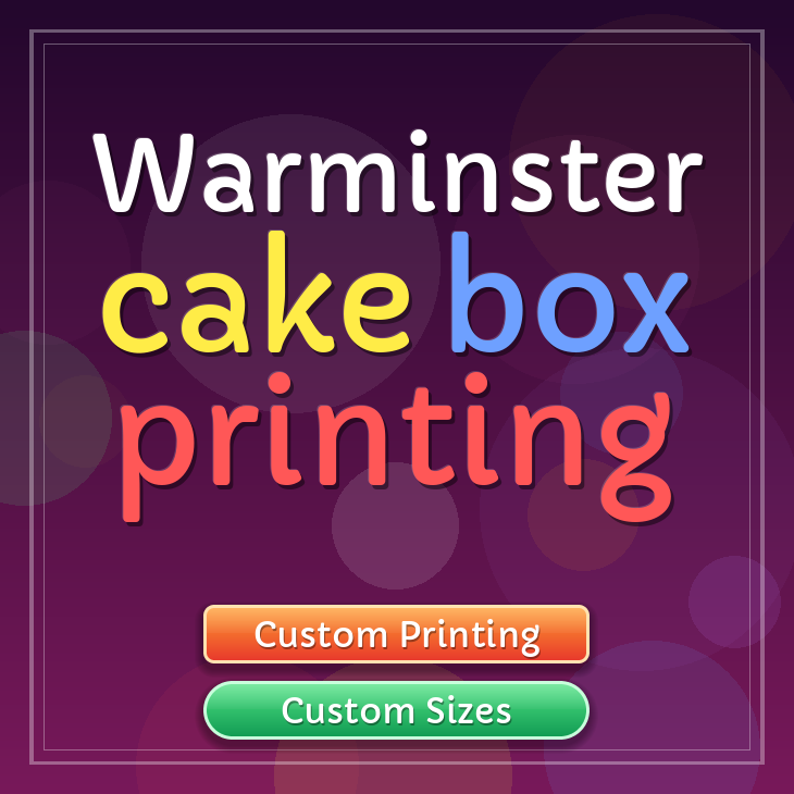 Warminster cake box printing