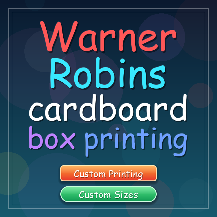 Warner Robins cardboard box printing