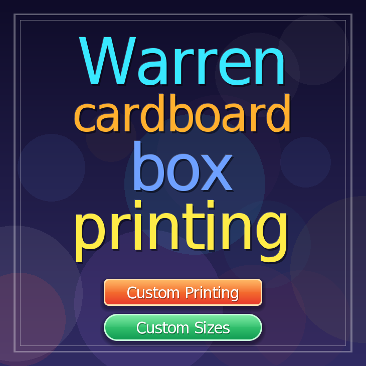 Warren cardboard box printing