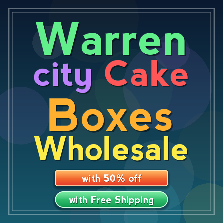 Warren City cake boxes