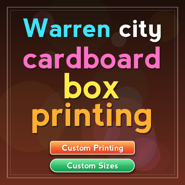 Warren city cardboard box printing