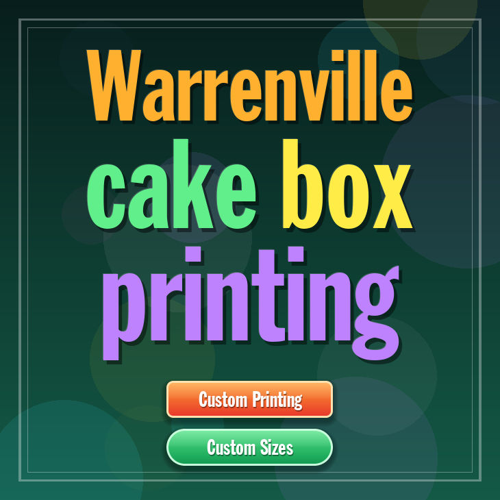 Warrenville cake box printing