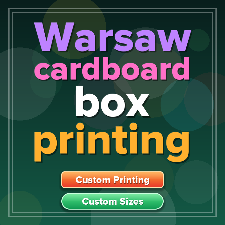 Warsaw cardboard box printing
