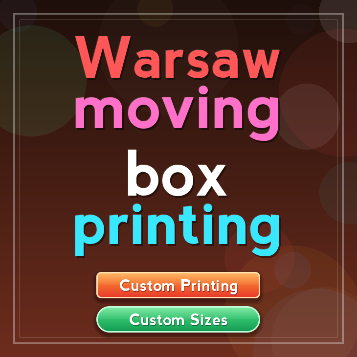 Warsaw moving box printing