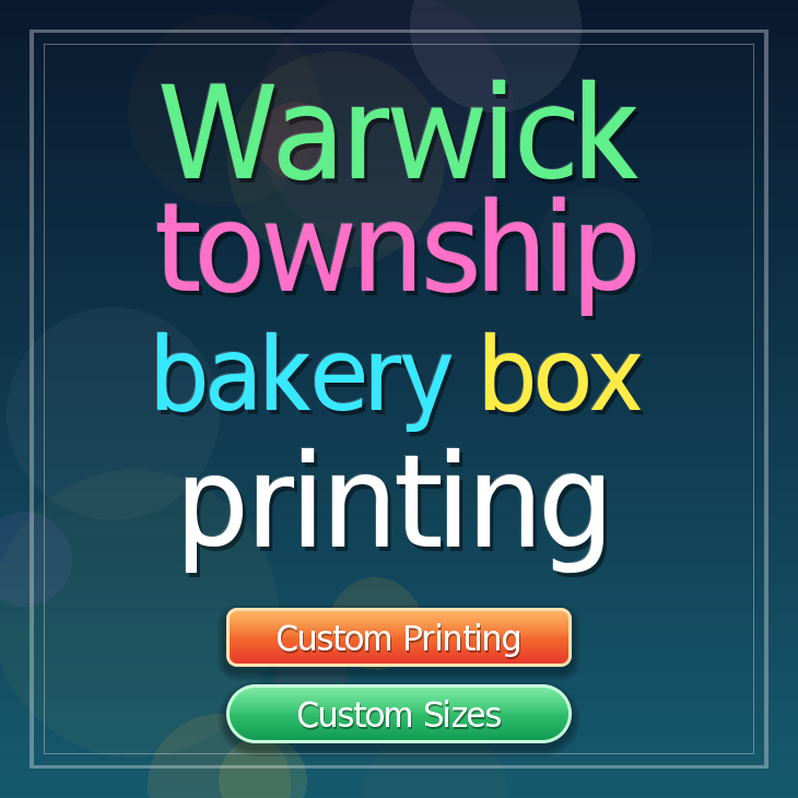 Warwick Township bakery box printing