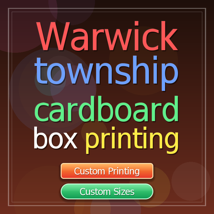 Warwick township cardboard box printing