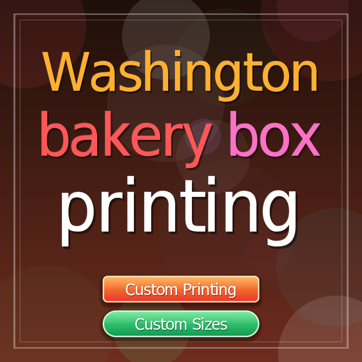 Washington bakery box printing