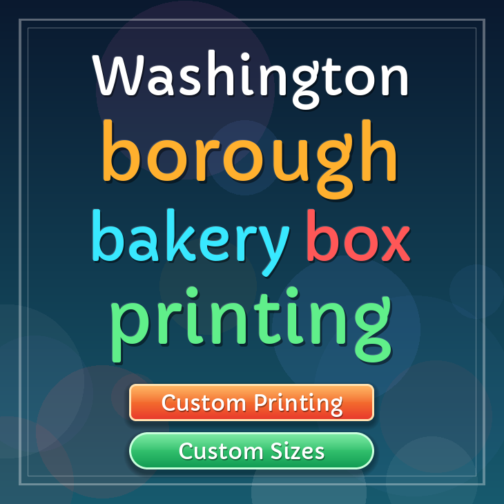 Washington Borough bakery box printing