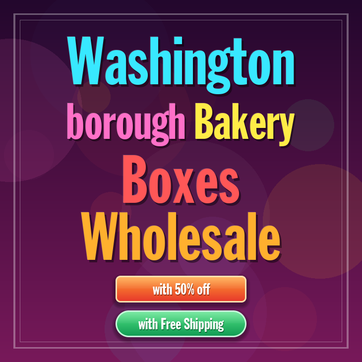Washington Borough bakery boxes
