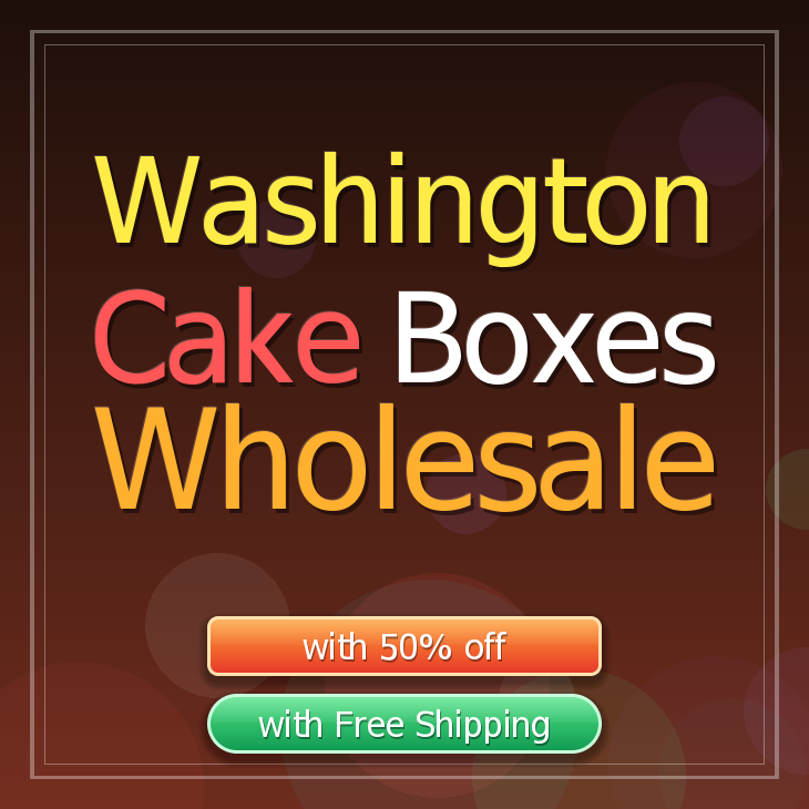 Washington cake boxes