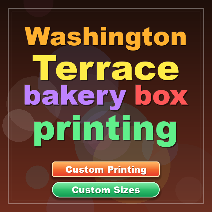 Washington Terrace bakery box printing