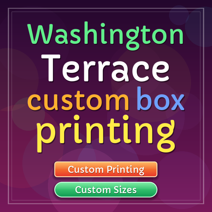 Washington Terrace custom box printing