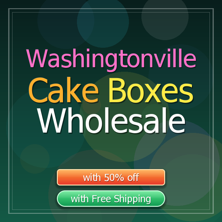 Washingtonville cake boxes