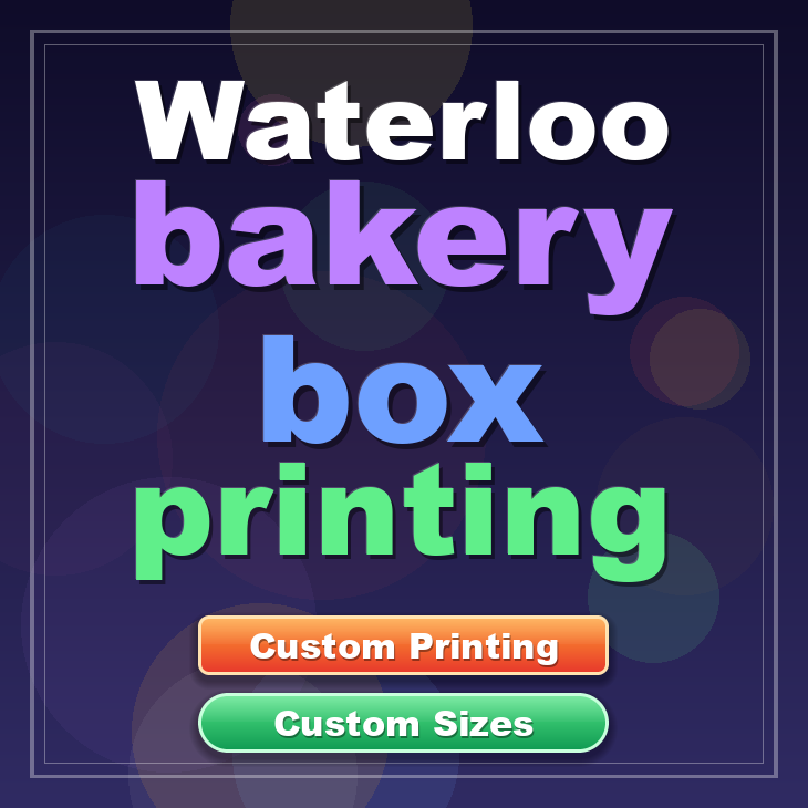 Waterloo bakery box printing