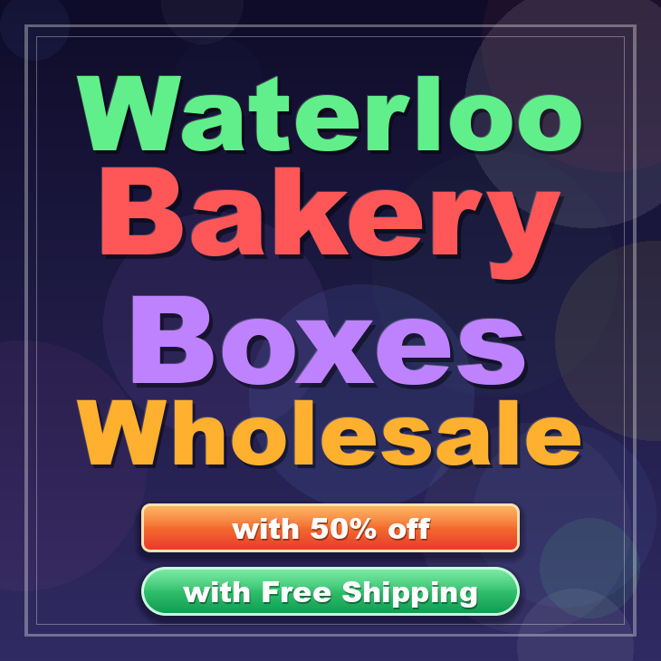 Waterloo bakery boxes
