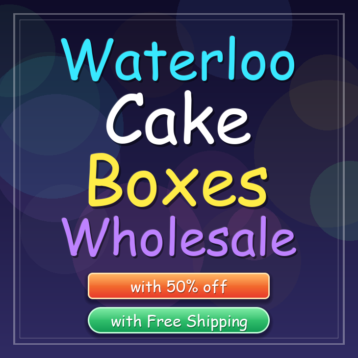 Waterloo cake boxes
