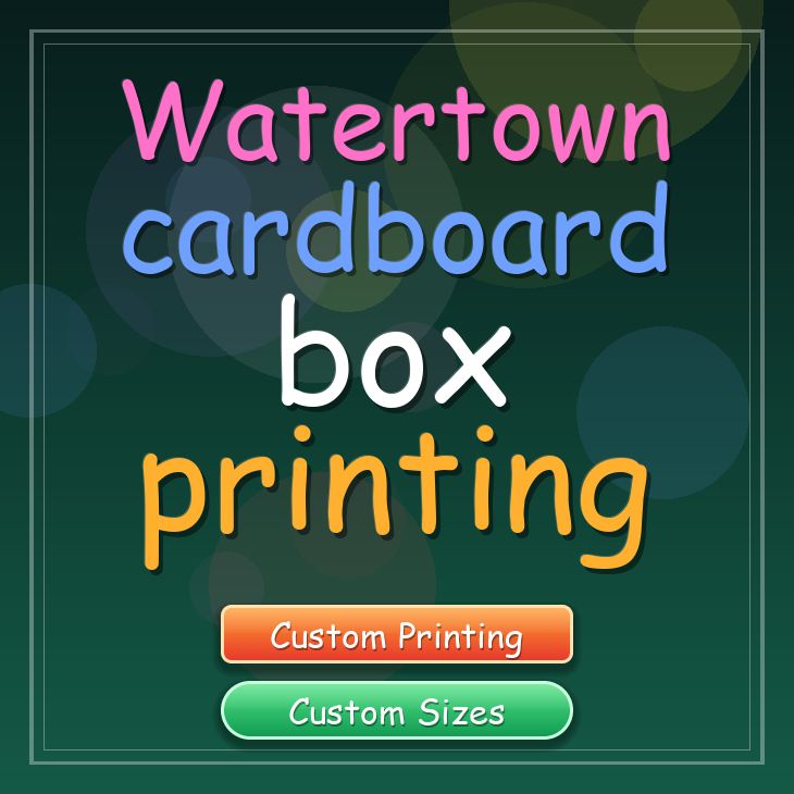 Watertown cardboard box printing