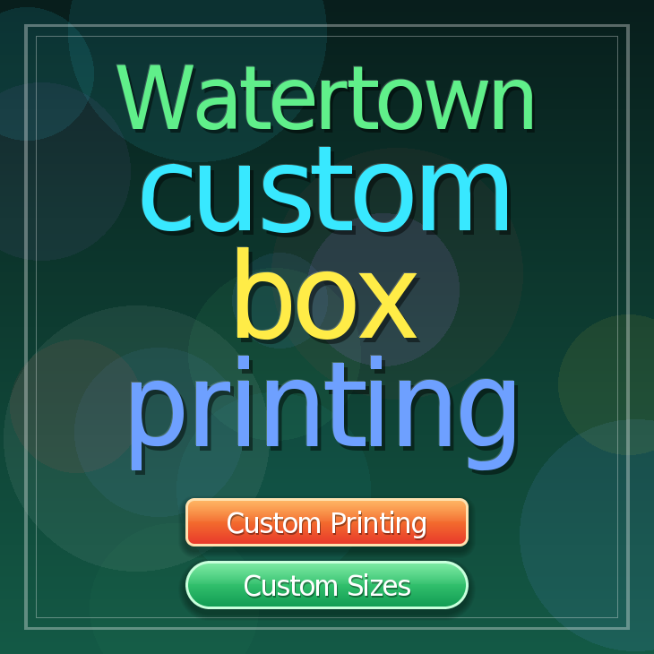 Watertown custom box printing