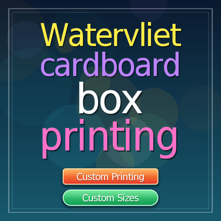 Watervliet cardboard box printing