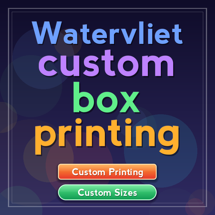 Watervliet custom box printing