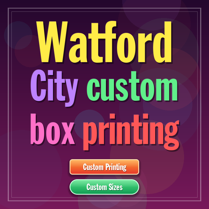 Watford City custom box printing